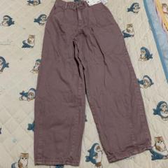 新品タグ付き　gu バレルレッグジーンズ　M 150