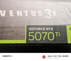 [新品] MSI RTX 5070 Ti VENTUS 3X OC