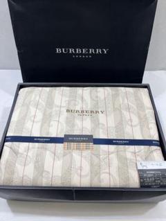 r0412-62 BURBERRY バーバリー 羊毛混 肌掛け布団 ペイズリー柄