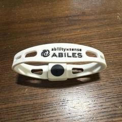 ABILIS ability×sense ホワイトバンド　サイズS