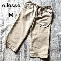 エレッセ　レディース　ハーフパンツ　ドロスト　ウエストゴム　ベージュ　M