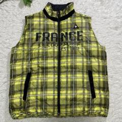 美品 le coq sportif ゴルフコレクション ダウンベスト LLサイズ