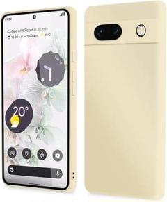 Google Pixel 7A ケース シリコン アンティークホワイト