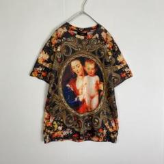 ジバンシー　Tシャツ　GIVENCHY マリア 総柄 リカルド期　ストレッチ　M