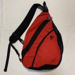 00s adidas tech design body bag red