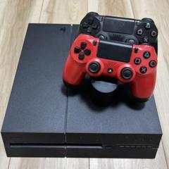 PlayStation 4 本体 赤黒コントローラーセット 付属品付