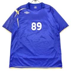 UMBRO 古着サッカーユニフォーム メンズXL ブルーパープル系