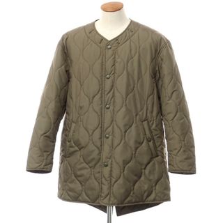 【中古】ザダファーオブセントジョージ The DUFFER of ST.GEORGE ポリエステル キルティング ミリタリーコート オリーブ【サイズ表記なし（M位）】【メンズ】