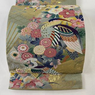 袋帯 美品 逸品 六通 正絹 【中古】