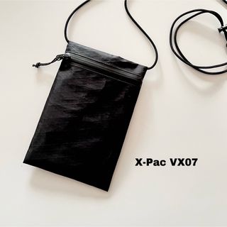 X-PAC サコッシュ　スマホショルダー（外ポケットあり）ブラック