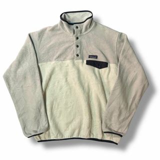 Patagonia シンチラ スナップT ホワイト フリース 古着 レディース