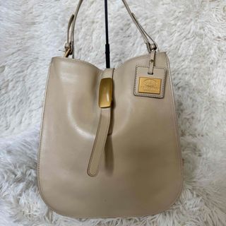 PELLE BORSA ペレボルサ　ショルダーバック　レザー　ゴールド金具