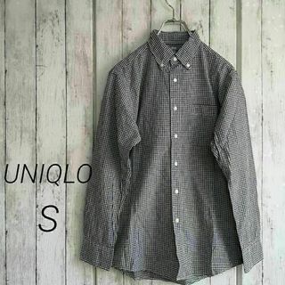 UNIQLO ユニクロ メンズ チェックシャツ 長袖 コットン S 10