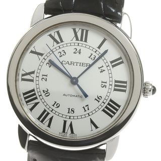 カルティエ CARTIER WSRN0021 ロンドソロ デイト 自動巻き メンズ _820829