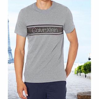 新品　Calvin Klein メンズ モノグラムロゴ　Tシャツ