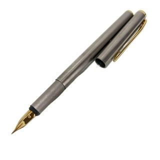 MONTBLANC(モンブラン) 万年筆美品 - シルバー ペン先K14/インクなし
