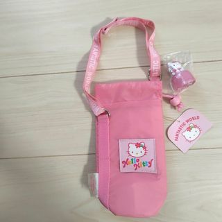 未使用　ハローキティ　ペットボトルケース　ボトルキャップマスコット　2003年 