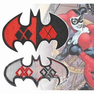 「ハーレイ・クイン/バットマン　アイロン式 ワッペン」