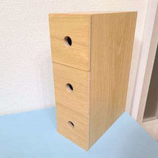 無印良品木製小物収納3段