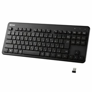 バッファロー ワイヤレス 無線 コンパクト キーボード 薄型 持ち運び テンキー
