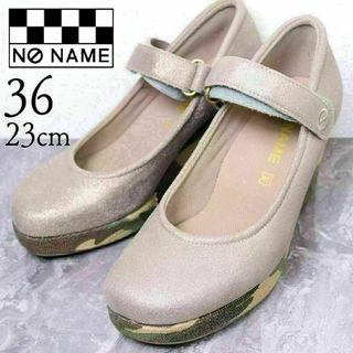 【極美品】NONAME ノーネーム 23 ストラップ 迷彩 ゴールド ウェッジ