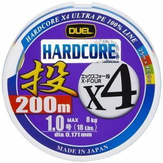 【数量限定】DUEL ( デュエル ) PEライン 釣り糸 HARDCORE X